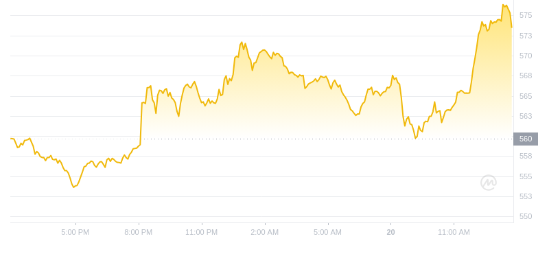 2024年09月20日币安币价格